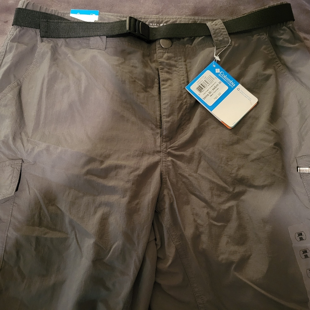 Columbia zip off belted pants